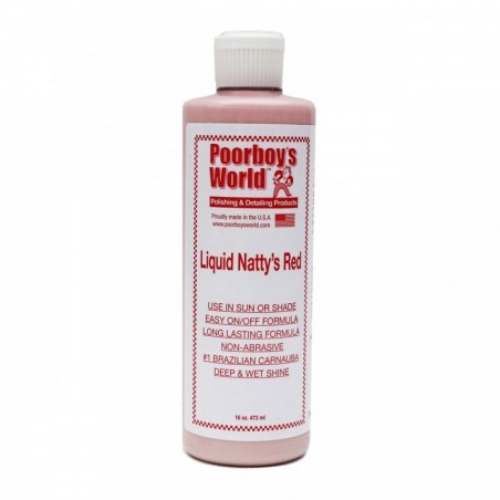 Poorboys Liquid Nattys Wax Red 473ml
