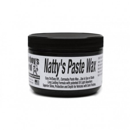 Poorboys Nattys Paste Wax Black 8oz