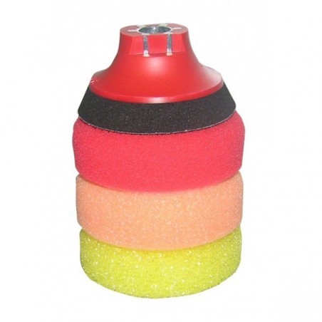 Kit Esponjas de Polimento 3'' Rotativa